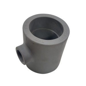 TEE POLIFUSION REDUCCION 50X20X50 MM
