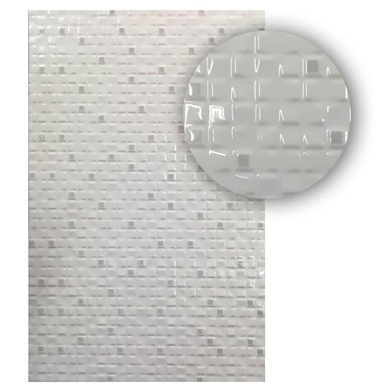 Ceramica Karson 25x40 Cuadros Blanco V/mt (1,50) 1