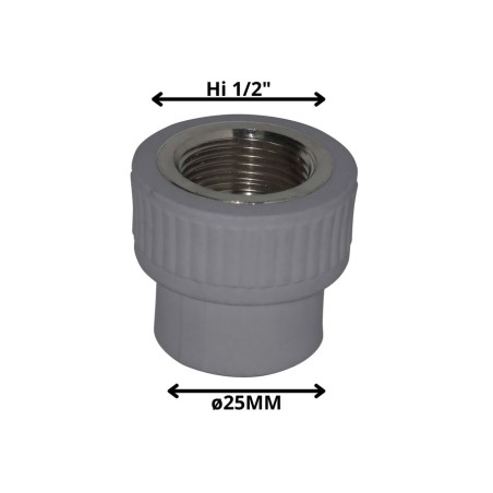 TERMINAL POLIFUSION ROSCA METAL HI 25X1/2"