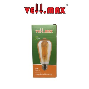 AMPOLLETA FILAMENTO VELLMAX 7W E27 3000K V-BL-1904