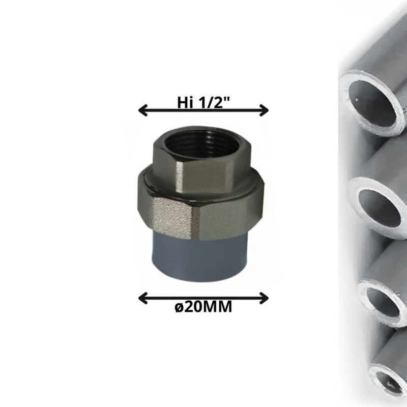 UNION AMERICANA POLIFUSION ROSCA METAL HI 20X1/2"