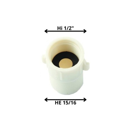 ADAPTADOR PLASTICO 1/2 HI X 15/16 HE