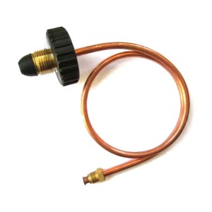 FLEXIBLE GAS REGULADOR 45 KG COBRE MANILLA PLASTIC