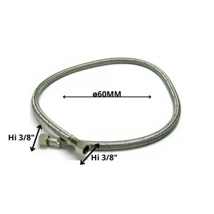 FLEXIBLE GAS 3/8 HI X 3/8 HI 60 CM