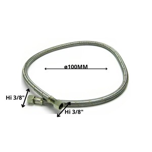 FLEXIBLE GAS 3/8 HI X 3/8 HI 100 CM