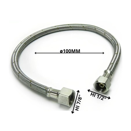 FLEXIBLE GAS 1/2 HI X 7/8 HI 100 CM