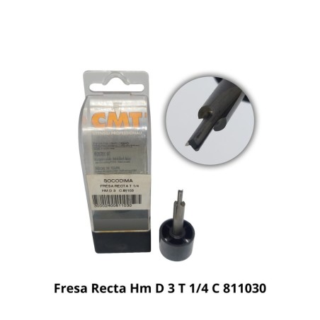 FRESA RECTA HM D 3 T 1/4 C 811030