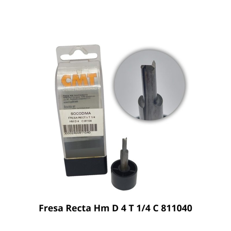 FRESA RECTA HM D 4 T 1/4 C 811040