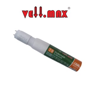 TUBO LED VELLMAX LUZ FRIA 18 W TUBO VIDRIO GRANDE