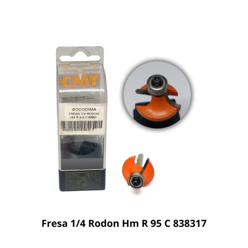 FRESA 1/4 RODON HM R 95 C 838317