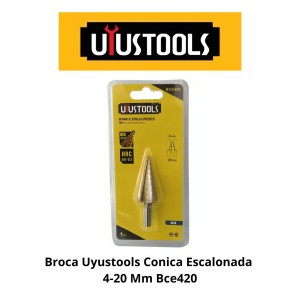 BROCA CONICA ESCALONADA UYUSTOOLS 4-20 MM BCE420