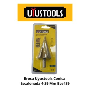BROCA CONICA ESCALONADA UYUSTOOLS 4-39 MM BCE439