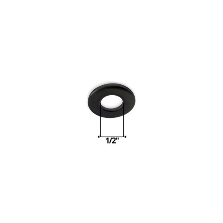 GOLILLA PLANA CALIBRADA NEGRA 1/2"