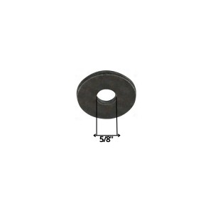 GOLILLA PLANA CALIBRADA NEGRA 5/8"