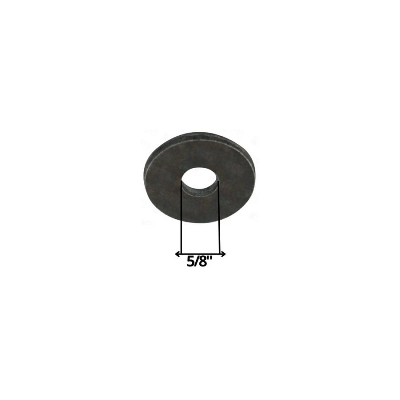 GOLILLA PLANA CALIBRADA NEGRA 5/8"