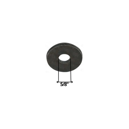 GOLILLA PLANA CALIBRADA NEGRA 5/8"