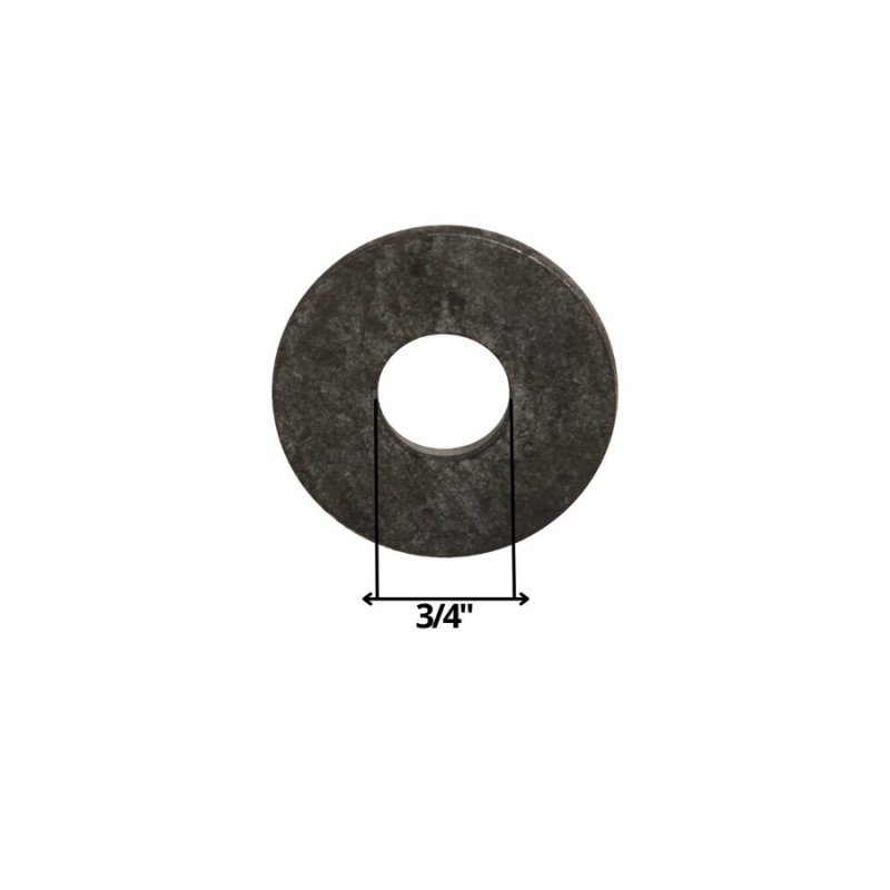 GOLILLA PLANA CALIBRADA NEGRA 3/4"