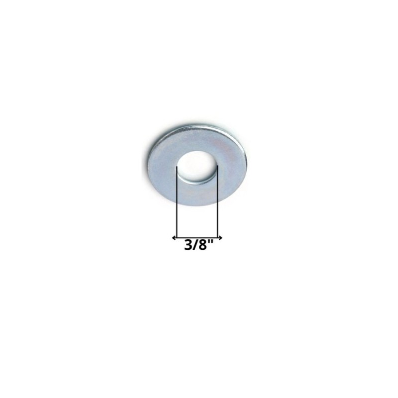 GOLILLA PLANA CORRIENTE ZINCADA 3/8" GRUESA