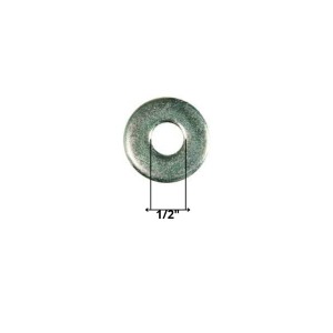 GOLILLA PLANA CORRIENTE ZINCADA 1/2" GRUESA