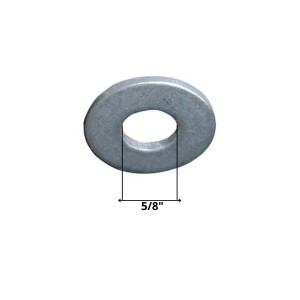GOLILLA PLANA CORRIENTE ZINCADA 5/8" GRUESA