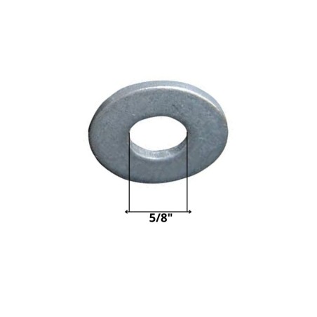 GOLILLA PLANA CORRIENTE ZINCADA 5/8" GRUESA
