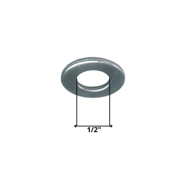 GOLILLA PLANA CALIBRADA ZINCADA 1/2"