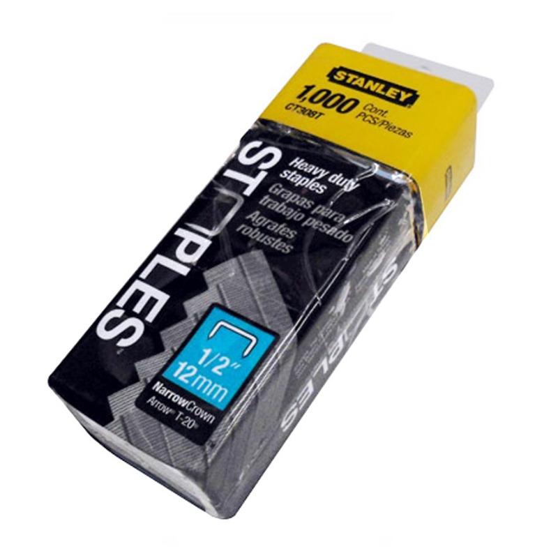 Grapas Stanley T/pesado Caja X Mil 12 Mm 1/2 Tra7