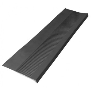 GRADA DE GOMA NEGRA PARA ESCALA PELDAÑO 122X32X4