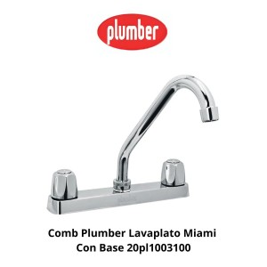COMB PLUMBER LAVAPLATO MIAMI CON BASE 20PL1003100