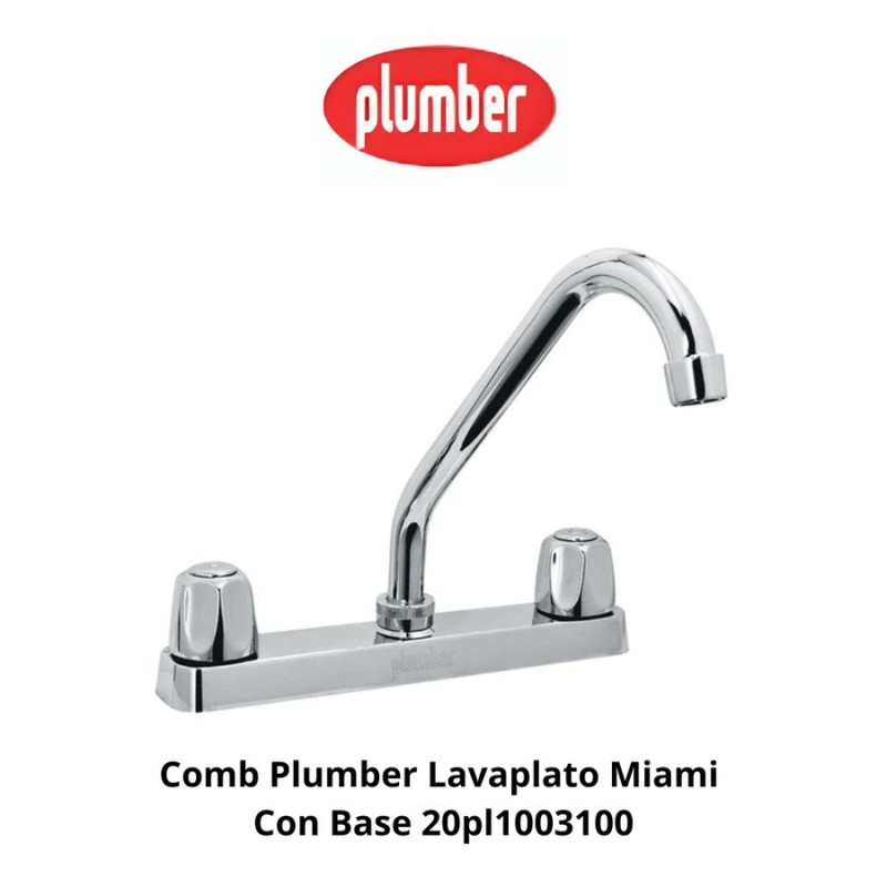 COMB PLUMBER LAVAPLATO MIAMI CON BASE 20PL1003100