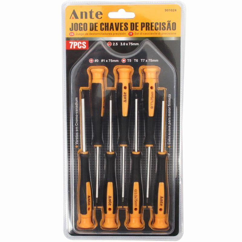 Destornillador Ante Precision Juego 07 Pzs Cl90102