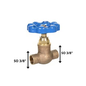 LLAVE PASO COMPACTA SO 3/8"