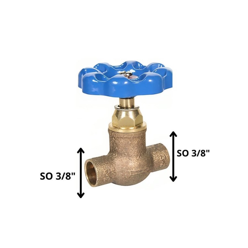 LLAVE PASO COMPACTA SO 3/8"
