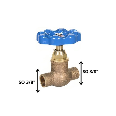 LLAVE PASO COMPACTA SO 3/8"