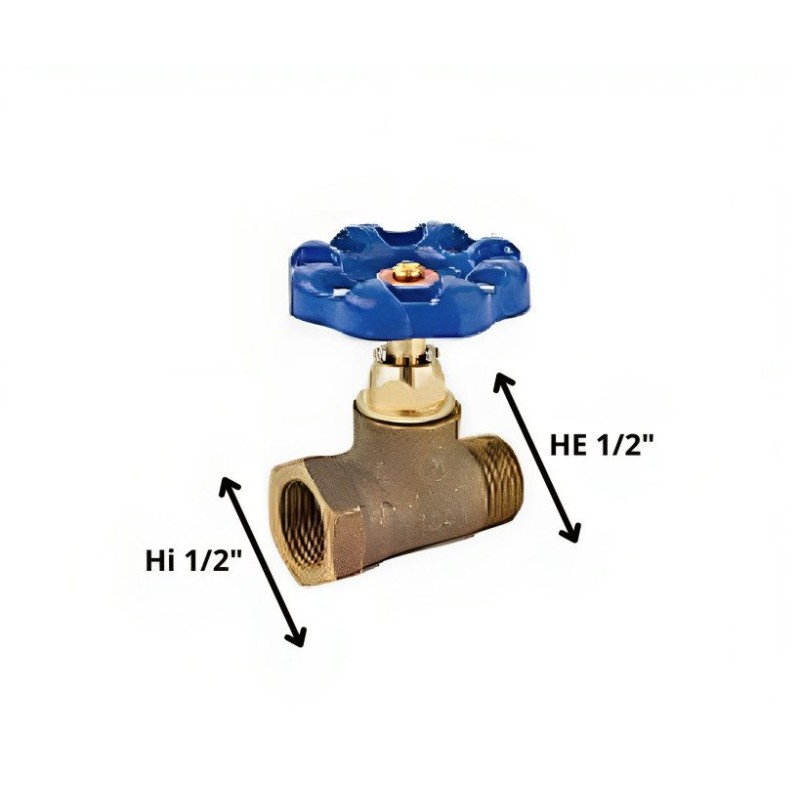 LLAVE NIBSA PASO COMPACTA HI-HE 1/2"