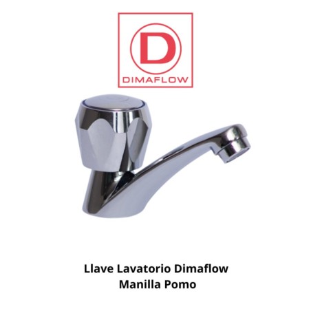 LLAVE LAVATORIO DIMAFLOW MANILLA POMO