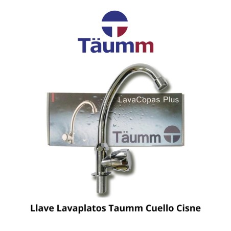 LLAVE LAVAPLATOS TAUMM CUELLO CISNE_