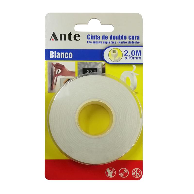Cinta Doble Contacto Ante 19 Mm X 2,0 Mt Cl628413