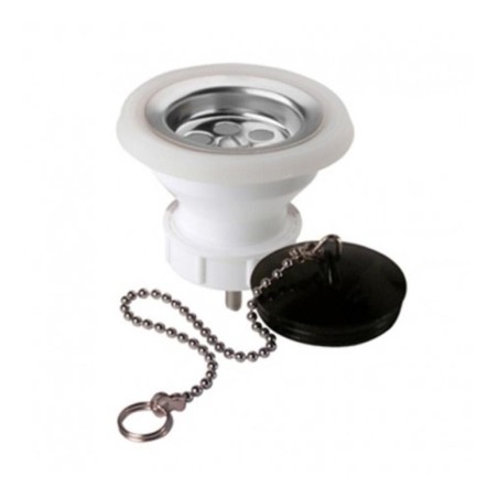 DESAGUE LAVAPLATO REJ/INOX 1 1/2" CADENA 20433