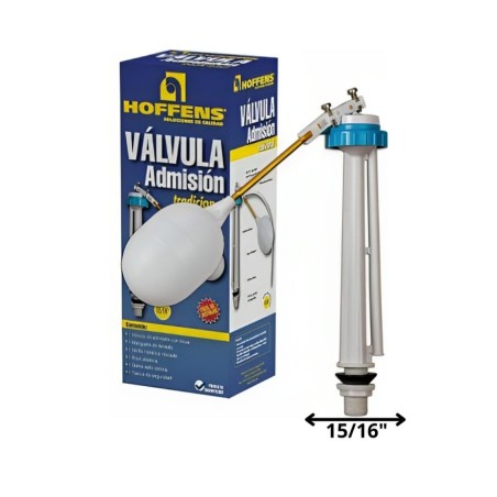 VALVULA ADMISION HOFFENS ESTANQ WC TRAD15/16 62403