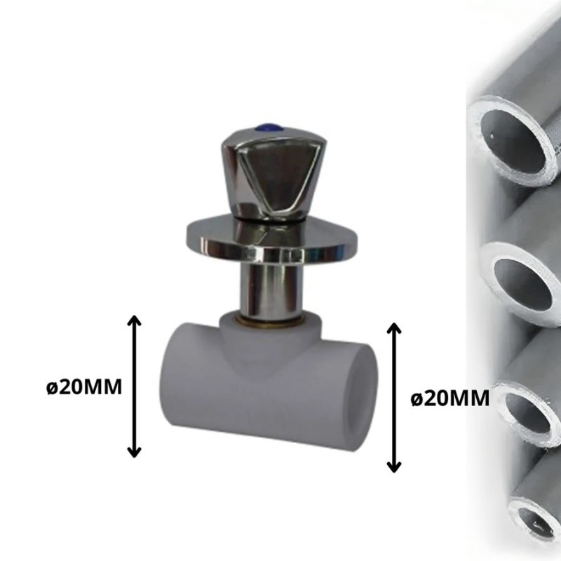 LLAVE POLIFUSION PASO 20 MM MANILLA CROMADA 90115