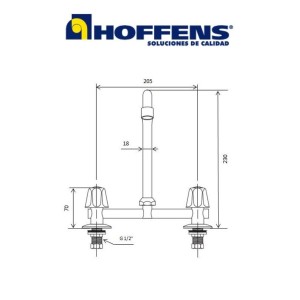 COMB HOFFENS LAVAPLATO ESTANDAR 65015