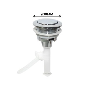BOTON HOFFENS SUPERIOR CROMADO DE ESTANQUE WC 38 M