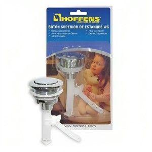 BOTON HOFFENS SUPERIOR CROMADO DE ESTANQUE WC 38 M