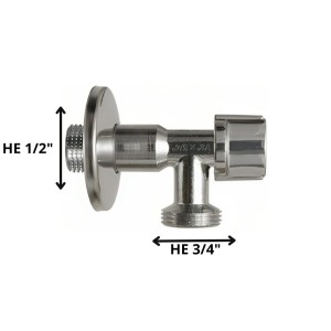 LLAVE ANGULAR 1/2"X 3/4" HE HE CON FLANCHE 62628