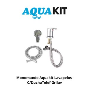 MONOMANDO AQUAKIT LAVAPELOS C/DUCHA TELEF GRILAV