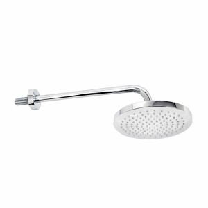 DUCHA FIJA METALICA RED 20 CM CROMO C/ BRASO 40 CM