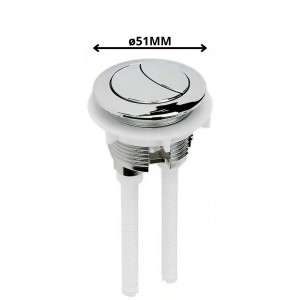 BOTON ESTANQUE DUAL FLUSH DOBLE DESCARGA 51 MM