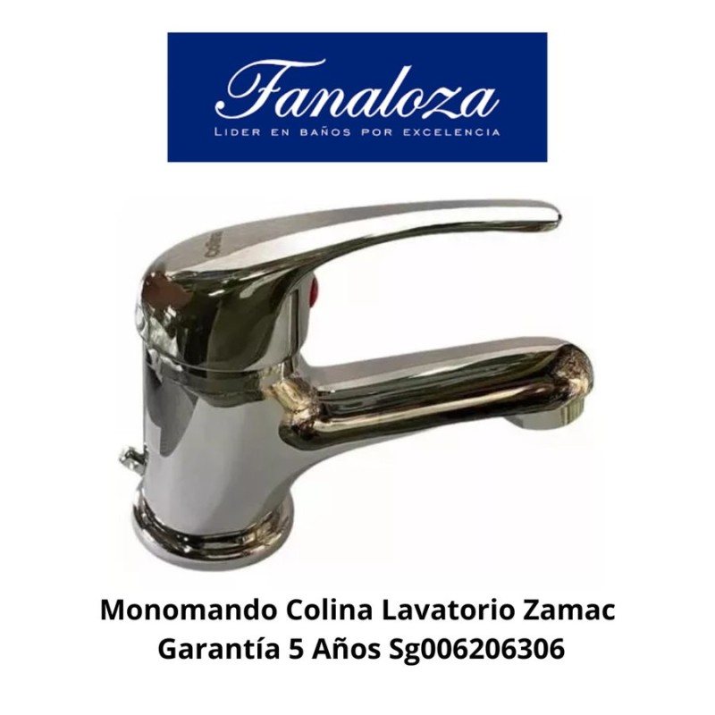 MONOMANDO COLINA LAVATORIO ZAMAK GARANTIA 5 AOS SG