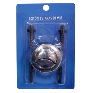 BOTON ESTANQUE DUAL FLUSH DOBLE DESCARGA 38 MM